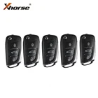 Беспроводной универсальный дистанционный ключ Xhorse XNDS00EN для DS-стиля, 3 кнопки, 5 шт.