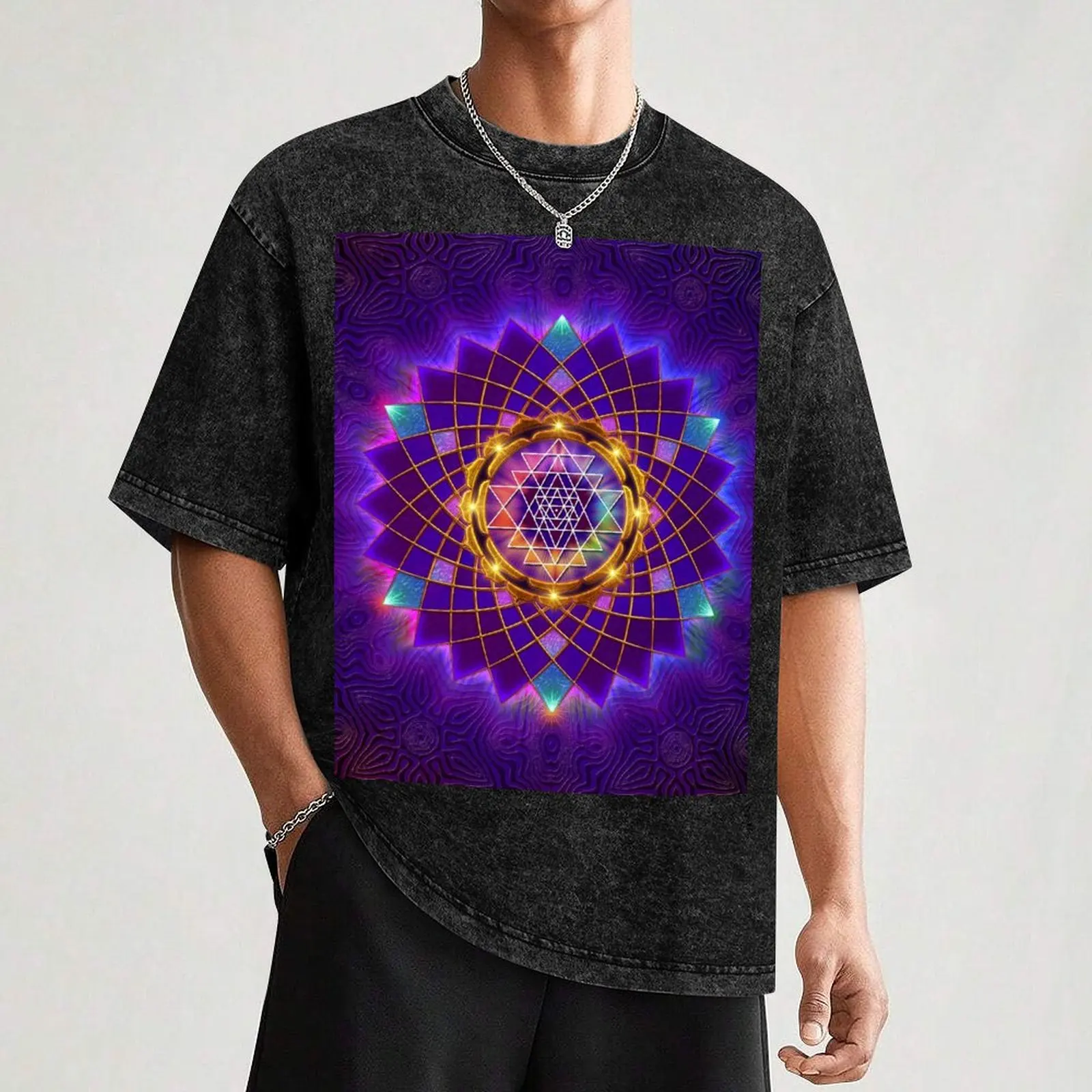 Sri Yantra Healing Mandala футболка Валентина бутик одежды животное принц для мальчиков