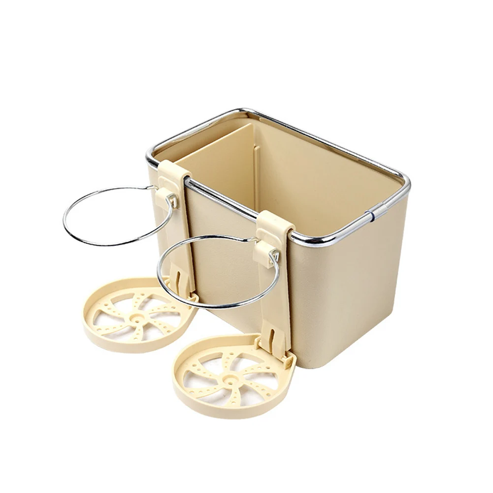 

Car Box Storage Box Armrest Box Interior Multifunctional Storage Tissue Storage Universal Water Cup ABS / Leather Car
