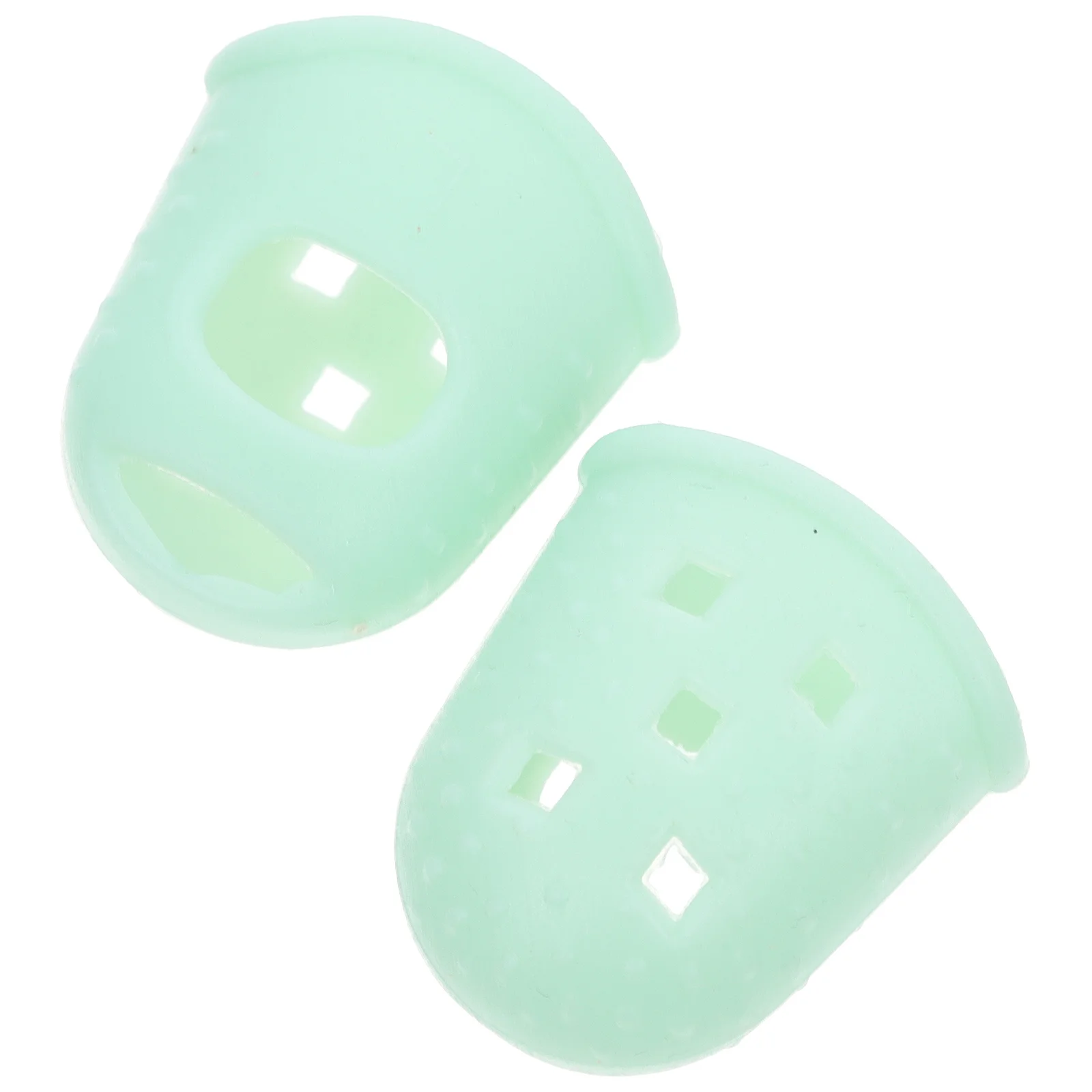 

2 Pcs Finger Cot Anti-pain Covers Para Adultos Kalimba Silicone Silica Gel Fingertip Protectors Child Kid