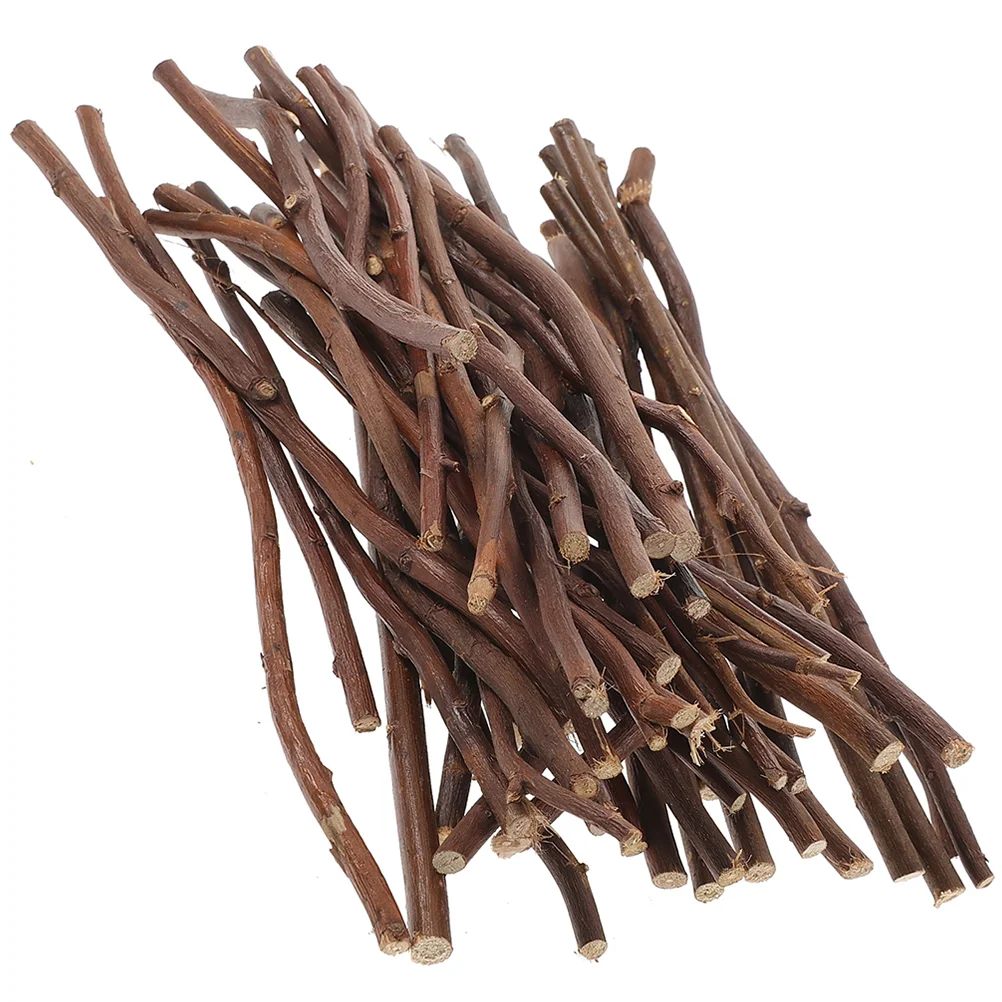 

50pcs Wood Log Sticks Twigs Sticks DIY Crafts Accessories Photo Props Twigs Sticks