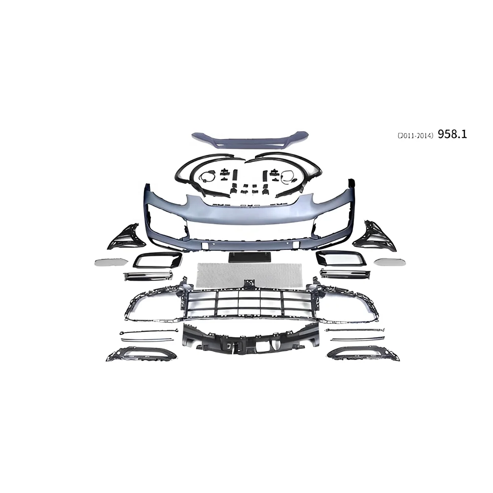 Для 958 1 обновление 2018-up тип 9Y0 передний бамперные фары Turbo Тип корпуса Комплект для