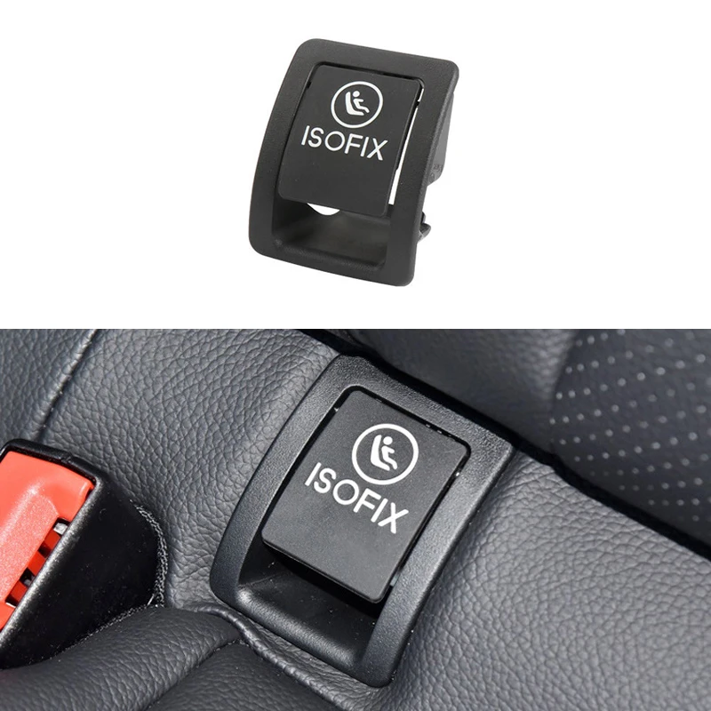 

Child Seat Cover Rear Seat Isofix Cover Car Rear Child Seat Safety ISOFix Cover for Mercedes-Benz C-Class W205 2015-2021