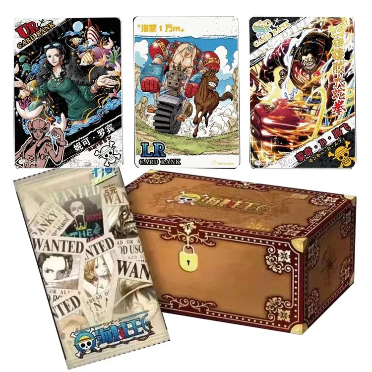 

One Pieces Luffy Roronoa Sanji Nami Paper Card Games Children Anime Peripheral Character Collection Kid's Gift Playing Card Toy