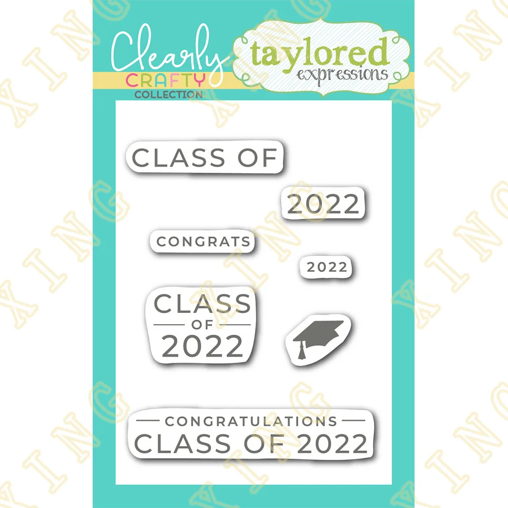 

Hot Sale Class of 2022 Silicone Stamps Scrapbook Diary Decoration Embossing Template Diy Greeting Card Handmade 2022 New