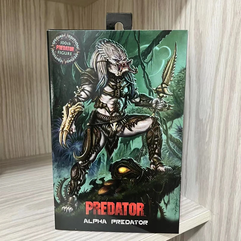 NECA Alien VS Predator Alpha Hunter Serie Фигурка Luxry Edition Коллекционная модель игрушки украшение