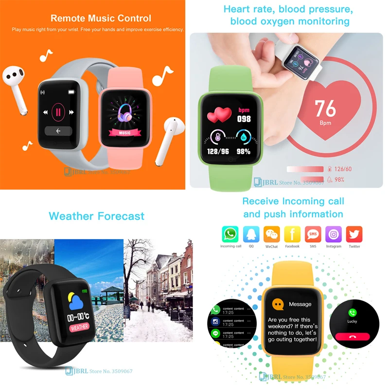 Умные часы Детские умные для девочек мальчиков студентов спортивные