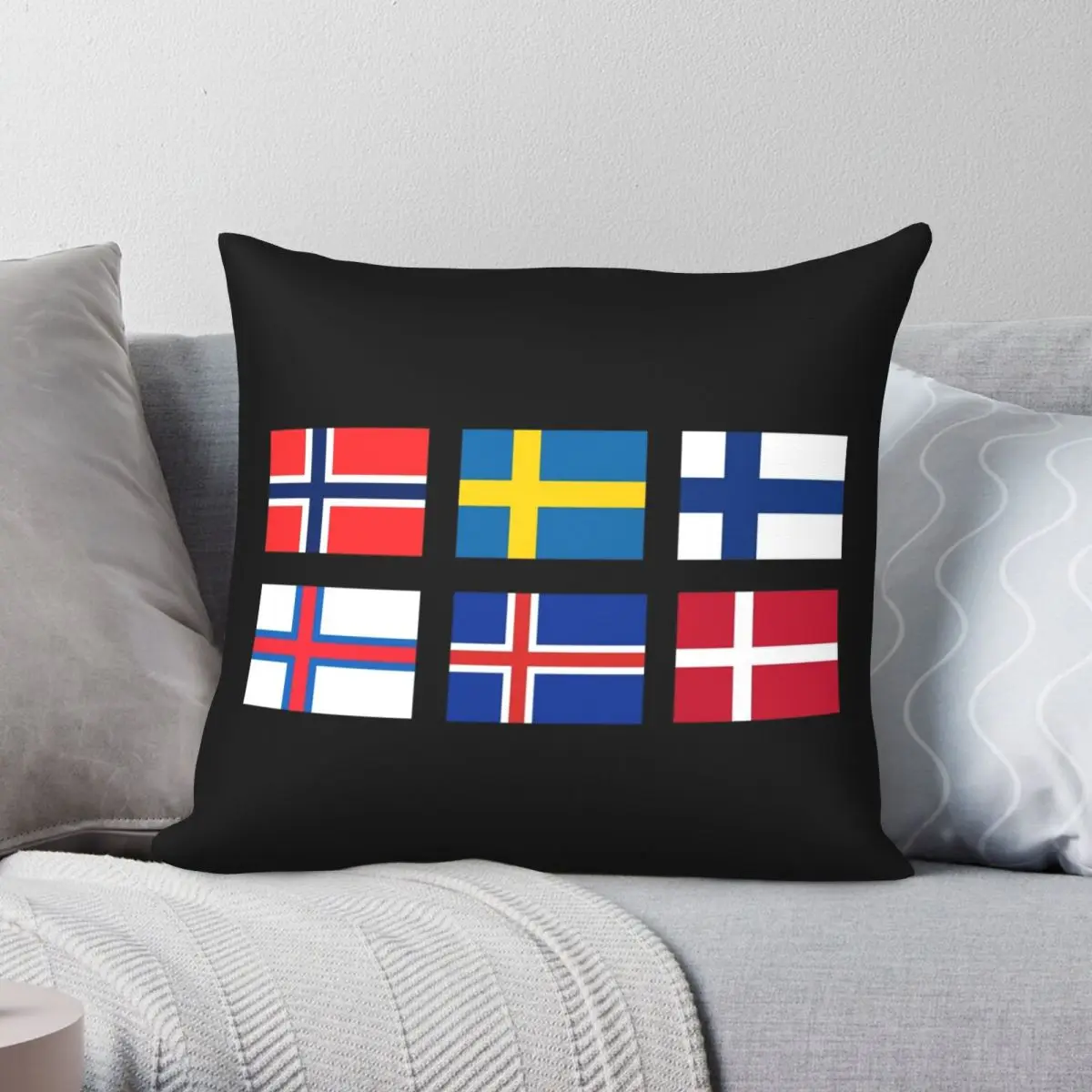 

Скандинавские флаги квадратная Подушка Чехол из полиэстера и льна бархатная креативная Декоративная Подушка на молнии чехол оптовая прода...
