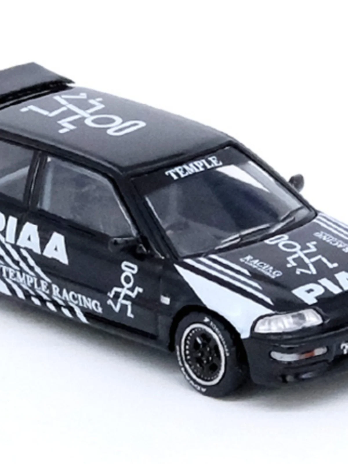 INNO 1:64 Honda CIVIC EF9 TEMPLE RACING Alloy Модель автомобиля Коллекция подарок