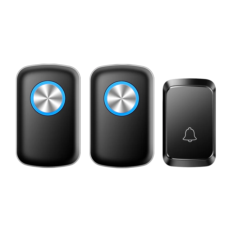 CACAZI A28 домашний цифровой AC дверной звонок водонепроницаемый беспроводной музыкальный 300 метровый диапазон умный дверной звонок EU US UK AU Plug and Play CACAZI A28 домашний цифровой AC дверной звонок водонепроницаемый беспроводной музыкальный 300 метровый диапазон умный дверной звонок EU US UK AU Plug and Play