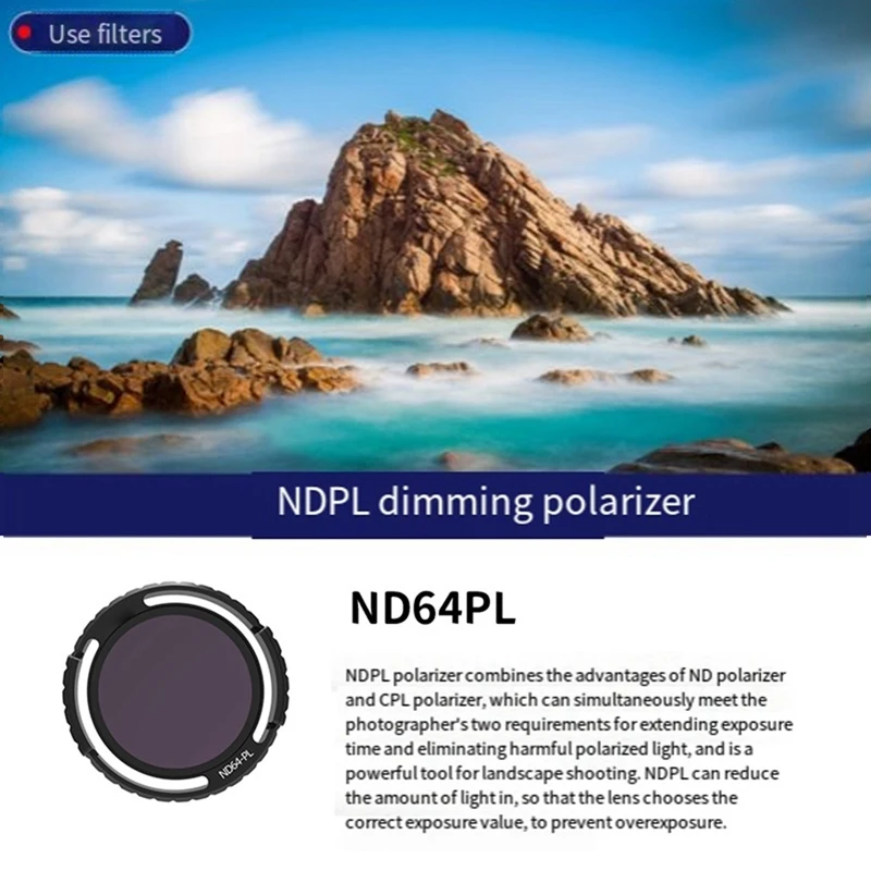 Фильтр объектива для дрона DJI Avata 2 водонепроницаемые фильтры с защитой от