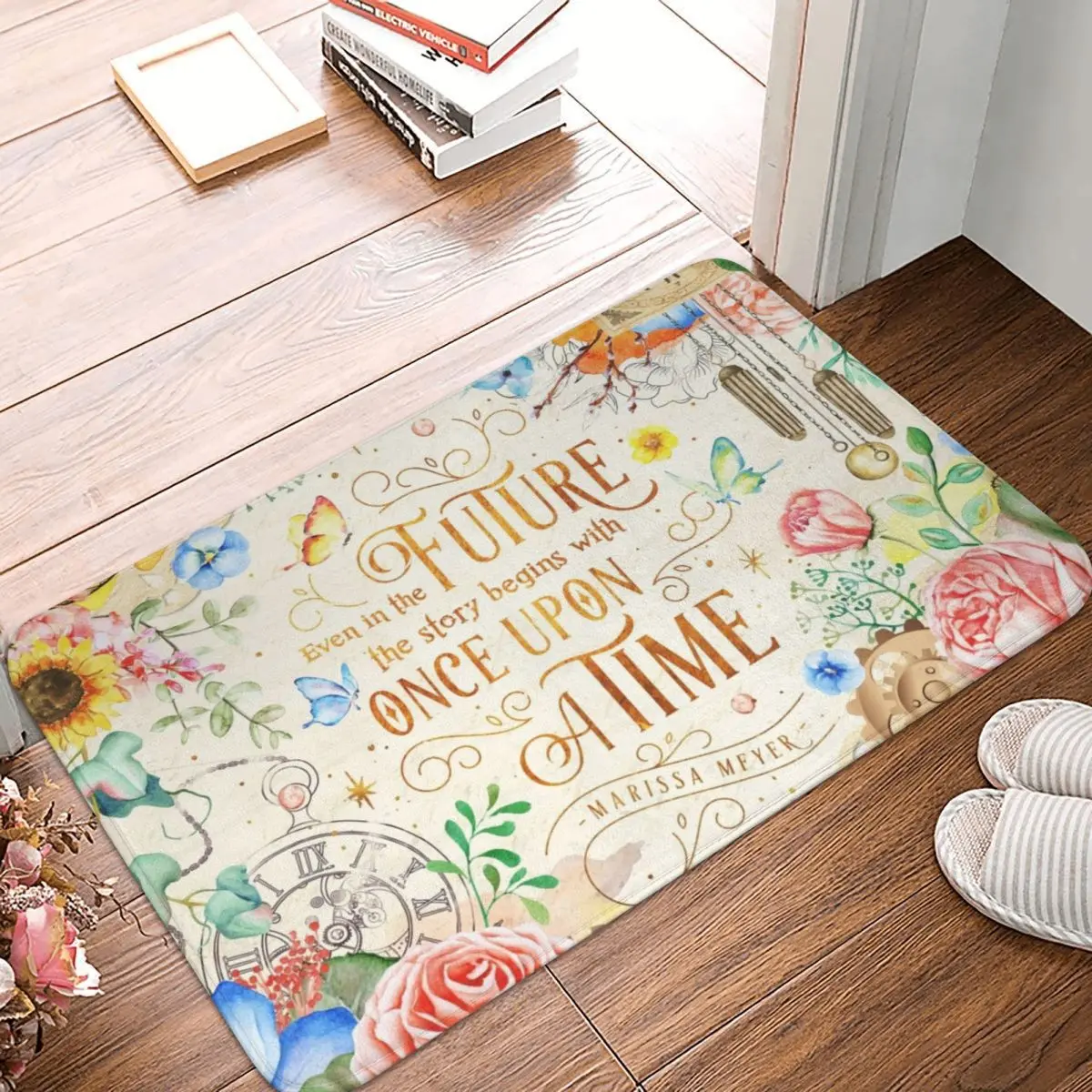 

Once Upon A Time Doormat Polyester Floor Mat Dust-proo Carpet Kitchen Entrance Home Rugs Mats Balcony Anti-slip Footpad