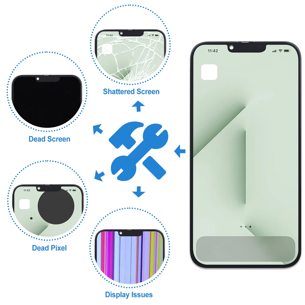 A2641 A2643 A2644 A2645 A2484 Оригинальный ЖК-дисплей для IPhone 13 Pro Max Новый сенсорный дисплей с