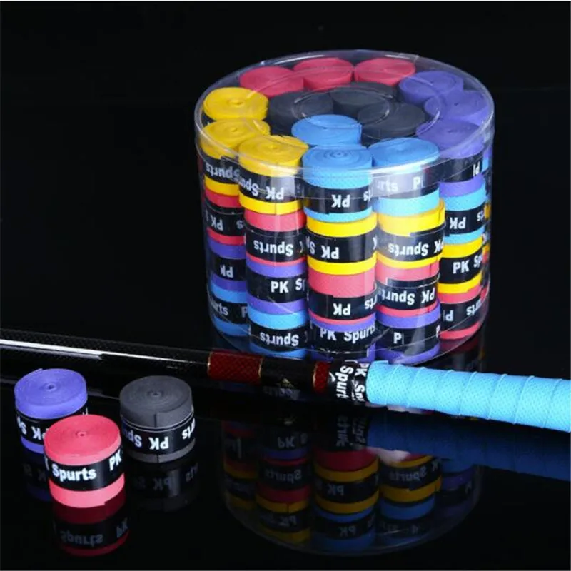 

1Box=60Pcs Universal Sweatbands Anti-slip Overgrip Tape For Fishing Rods Badminton Grips Slingshot Tennis Racket Dumbbell