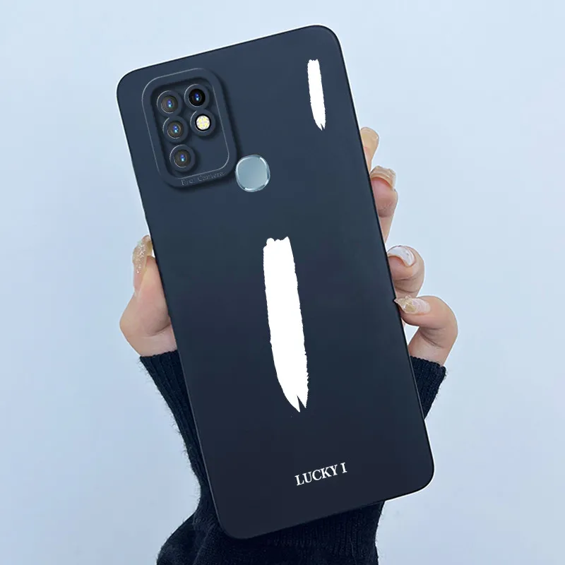 Чехол для Infinix Hot 10, чехол X682B X682C Lucky Initial Letter, силиконовый мягкий матовый бампер для телефона Infinix hot10, корпус (art.: 3920d29f2f5ff) - 3920d29f2f5ff
