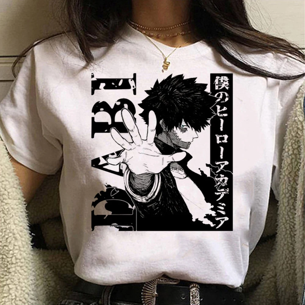 

Футболка Dabi, женская дизайнерская футболка, женская дизайнерская одежда с графическим рисунком из аниме