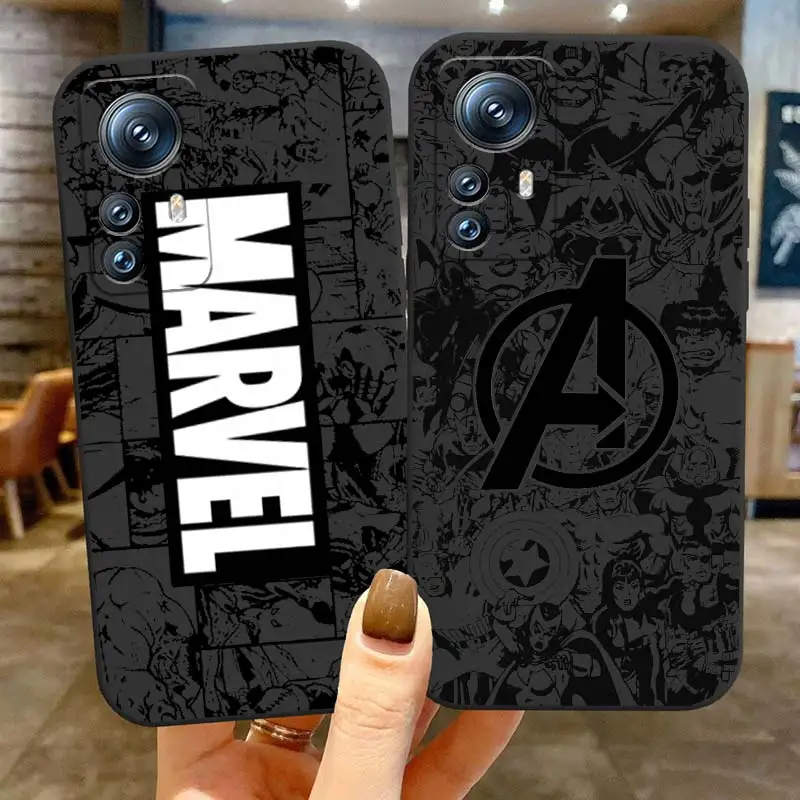 

Avengers Marvel Cool Comics Phone Case For Xiaomi Mi 13 12T 12S 12X 12 11 11T 11i 10T 10 9 8 Pro Lite Ultra 5G Black Cover