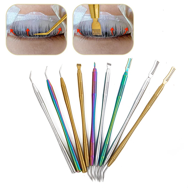 

Eyelash Perm Lifting Tools Metal Clean Up Rods Beauty Makeup Lamination Eyelashes Separating Tool Eyelash Extension Supplies