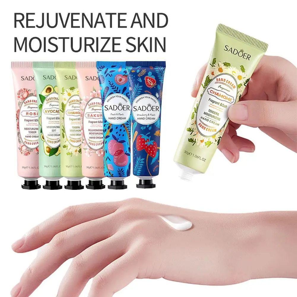 

Hand Cream Avocado Not-greasy Care Hand Lotion Natural Chamomile Peach Care Beauty Skincare Hand Creams Moisturizing