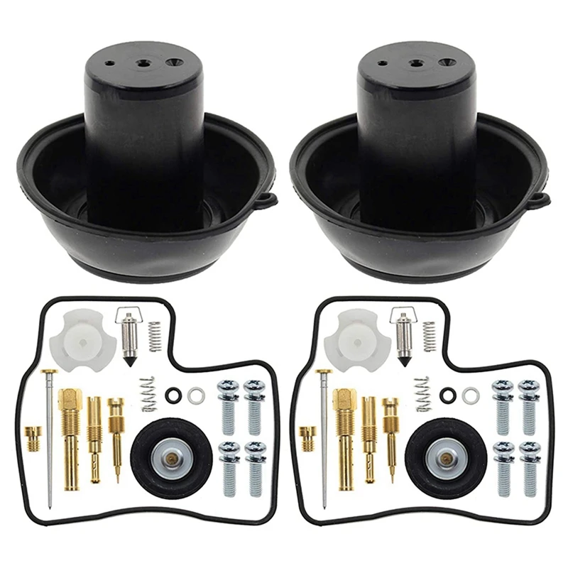 

8X Repair Kit Carburetor Diaphragm Plunger With Needle For Honda Steed Shadow VLX 400