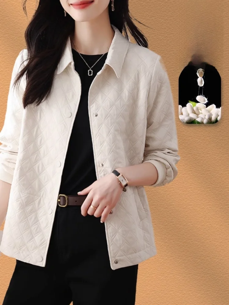 Брендовая изящная верхняя одежда с ромбами для женщин осень 2023 новая мода