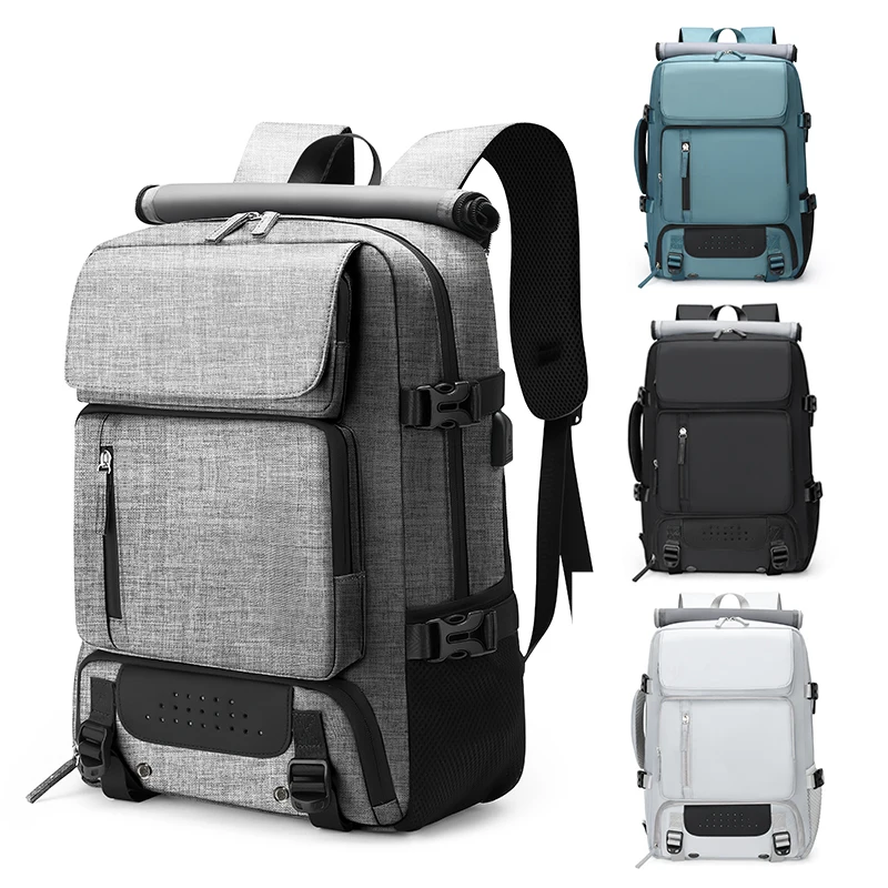 Mochila de Viaje para Senderismo Espaciosa 50L - Многофункциональная Resistente al Agua Ventilada y Diseño Ergonómico con Com