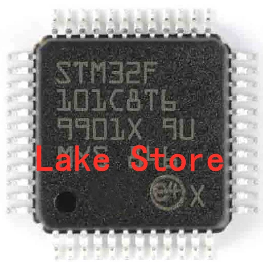 5 unids/lote STM32F101C8T6 STM32F101CBT6 STM32F101 QFP en stock