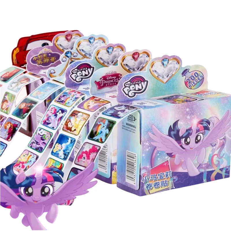 

My Little Pony Frozen Snow White Anime Peripherals Kawaii Cute Cartoon Stickers Creative Stickers Children's Toys Holiday Gifts