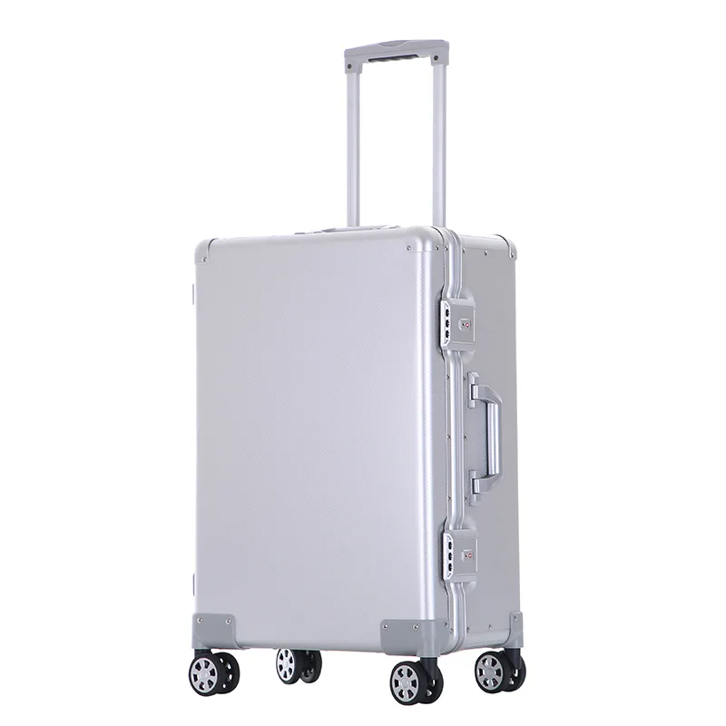 

Suitcase Spinner Carry-on Cabin Trolley Case 100 Aluminium Smooth 100% Aluminum Luggage S13380-S13383 Dn