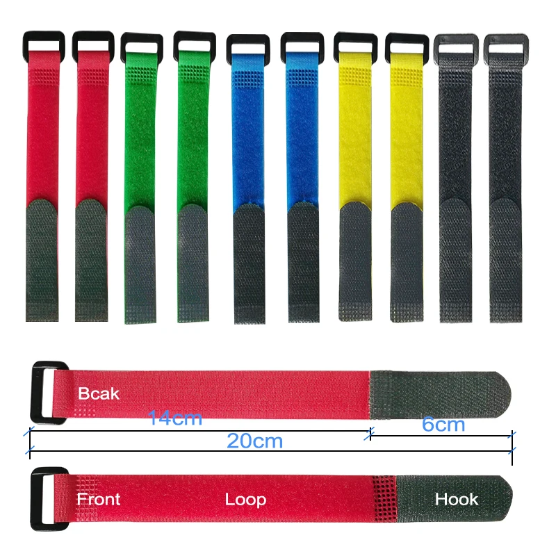 50 шт./партия нейлоновые застежки для кабелей 2 х20 см