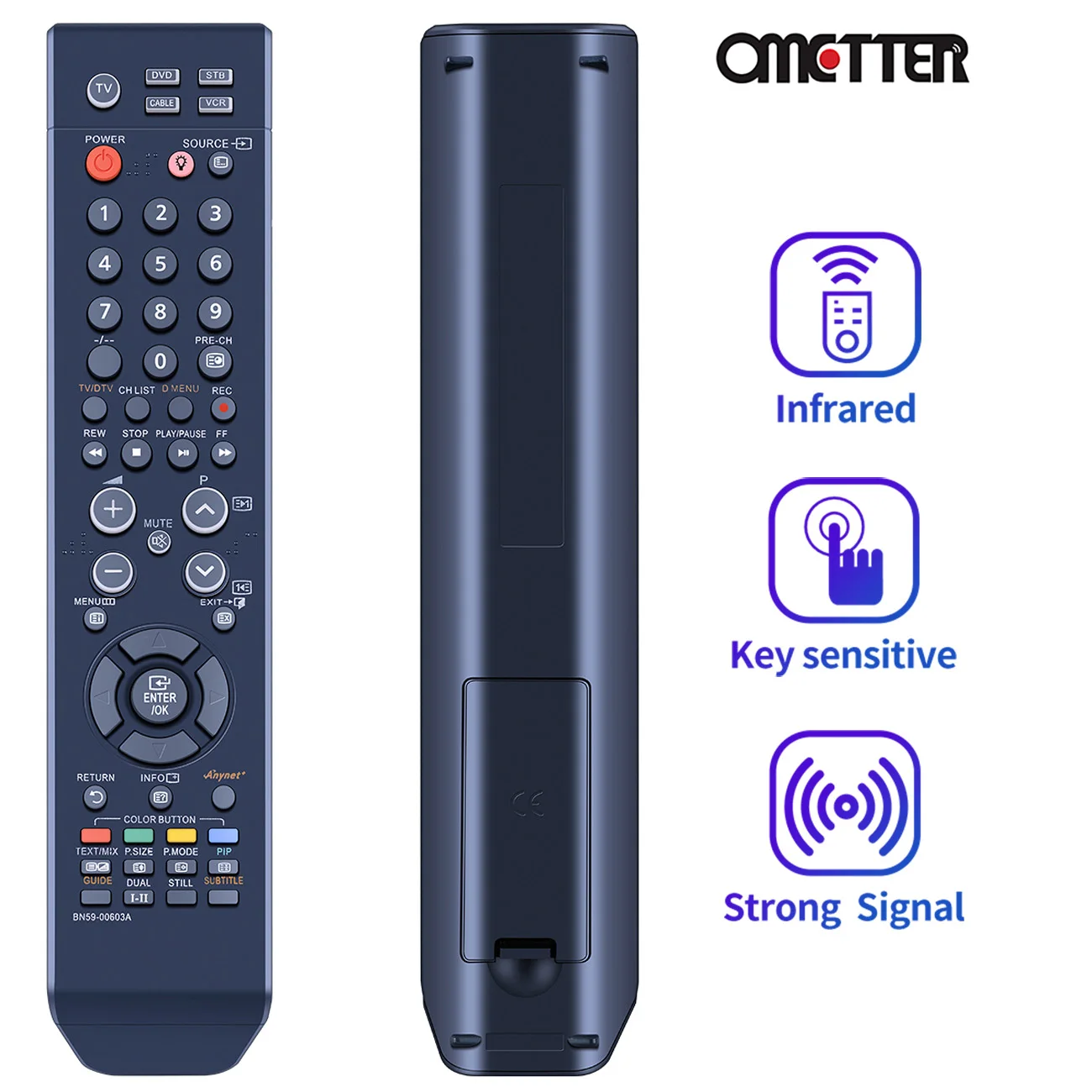 

BN59-00603A BN59-00598A BN59-00516A BN59-00611A For Samsung Universal LCD TV Remote Control LE32R52 HPS6373 HPT4234 HPS5053 HPS5