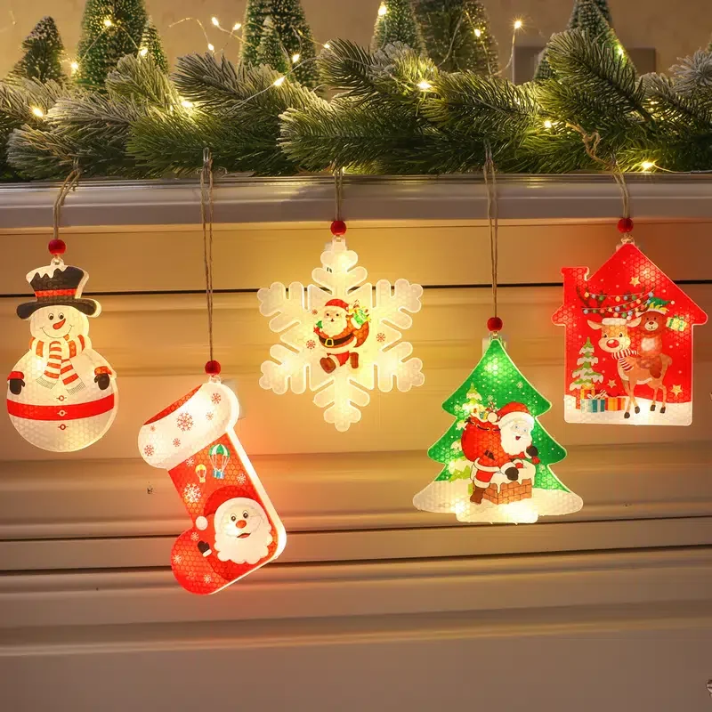 

HMTX LED Decorative Christmas Hanging Ornament, Christmas Tree Decoration, Xmas Hanging Pendant