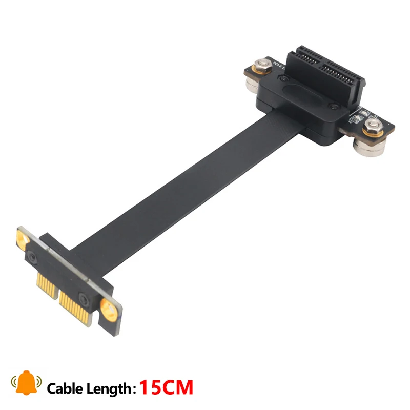 Удлинительный кабель PCI Express 1X 15 см со светодиодной магнитной подставкой для ног 3