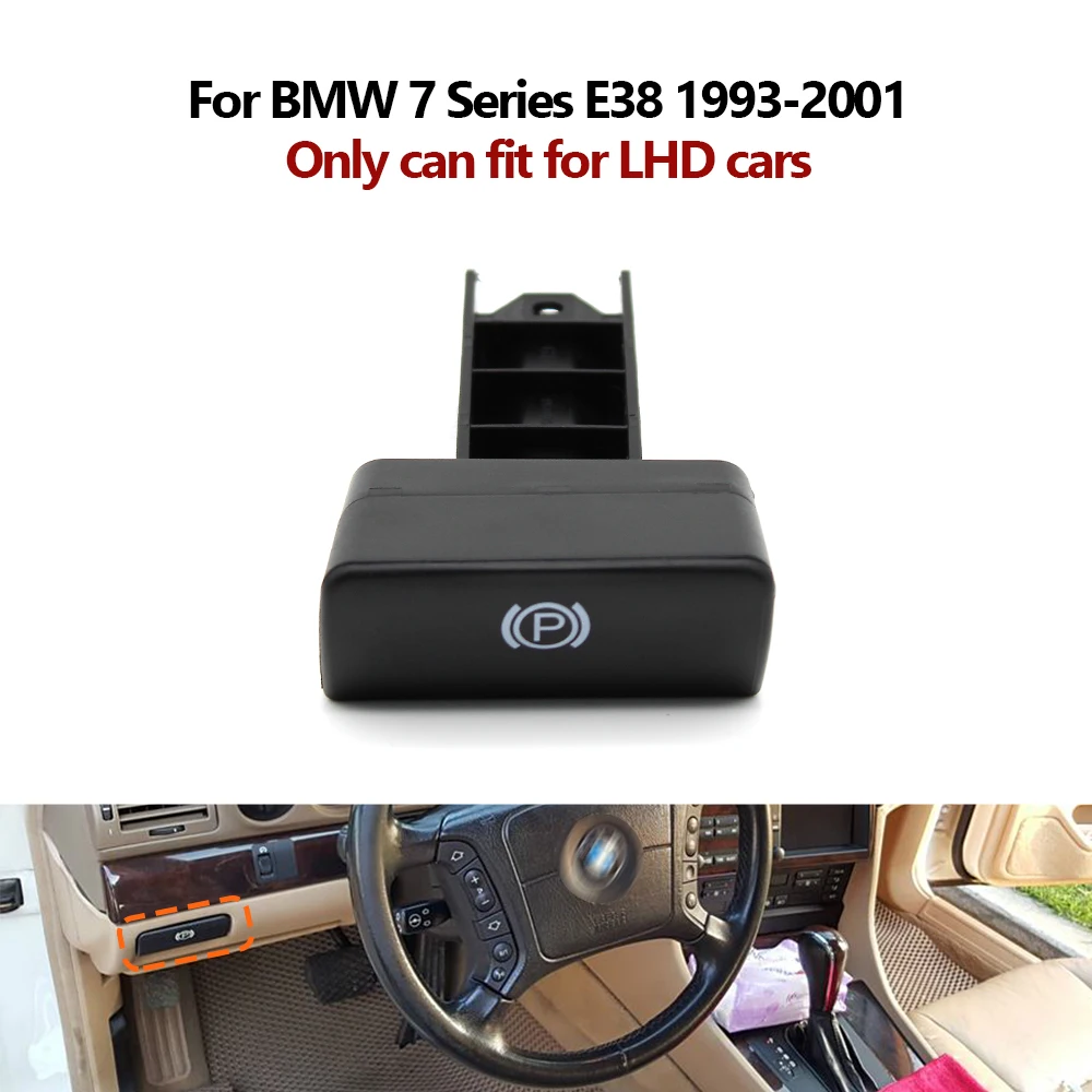 

Левый ручной рычаг автомобиля с левым рулем, ручной тормоз, ручка стояночного тормоза для BMW 7 серии E38 1993-2001 51458150465