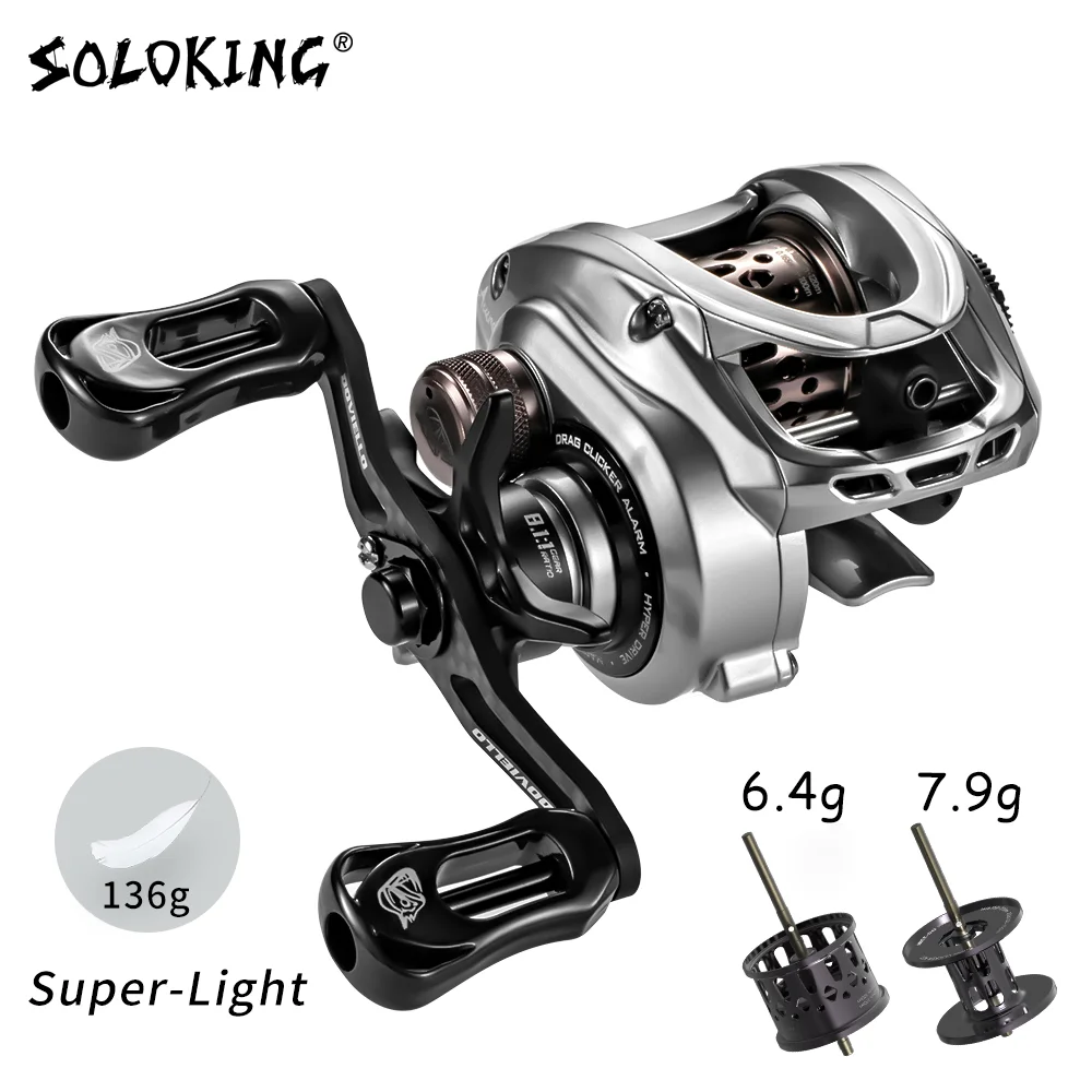 SOLOKING Acura 136g Ultra Light Baitcasting Reel  BFS Baitca