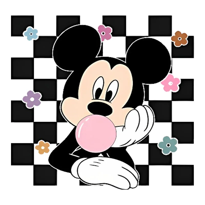 Новые термопереносные наклейки с Микки Диснеем для одежды виниловые