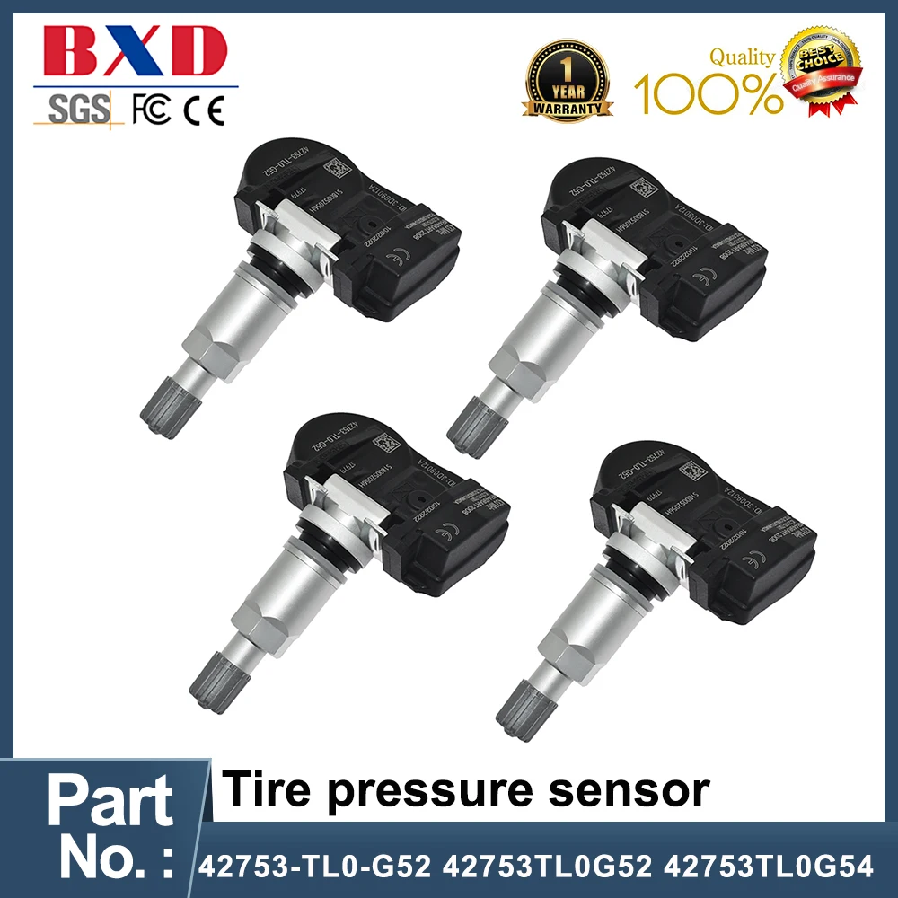 

Датчик давления в шинах TPMS 433 МГц 42753-TL0-G52 42753TL0G52 42753TL0G54 для Honda Civic Odyssey Pilot Ridgeline Acura NSX RDX TLX