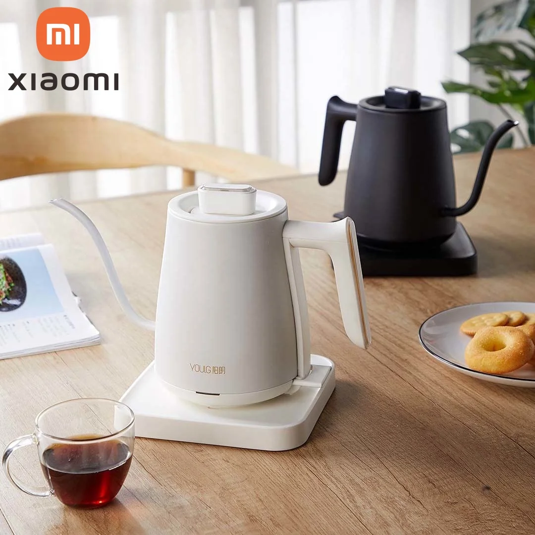 

Углеводородный мгновенный нагрев Xiaomi Youlg 0.6l, Электрический кофейник с контролем температуры, автоматическая защита от отключения питания, ...