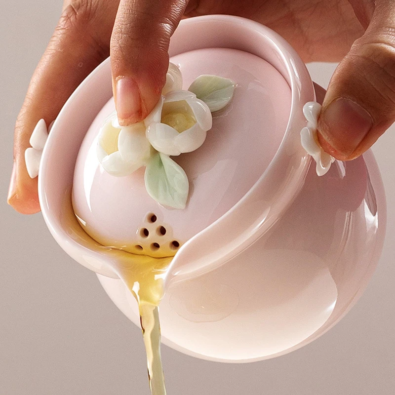 Brewing Tea Pot Household Anti-scalding Hand Grasp Pot Tea Set Accessories Tea Office Decoration