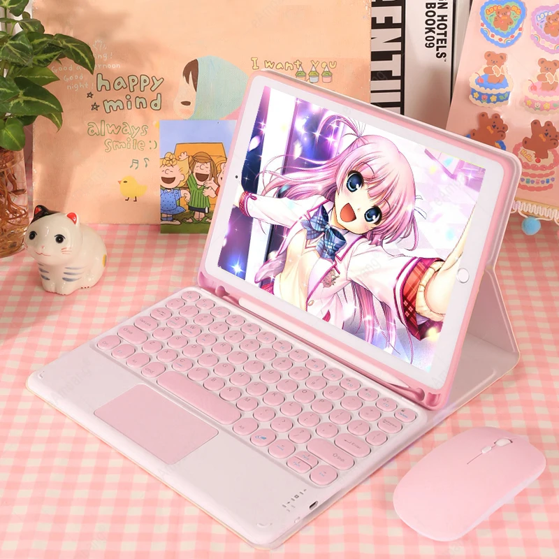 

Arabic Russian Turkish Keyboard Case for iPad 10.2 9th Generation 7th 8th 2019 2020 Cover Wireless Detachable Korean Keyboard