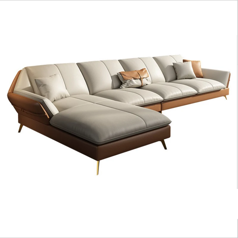 

Modern Luxury Design Living Room Sofa Furniture Set Modern Chaise L Shape Sofas Sectionals Couch Chesterfield Leather Sofas