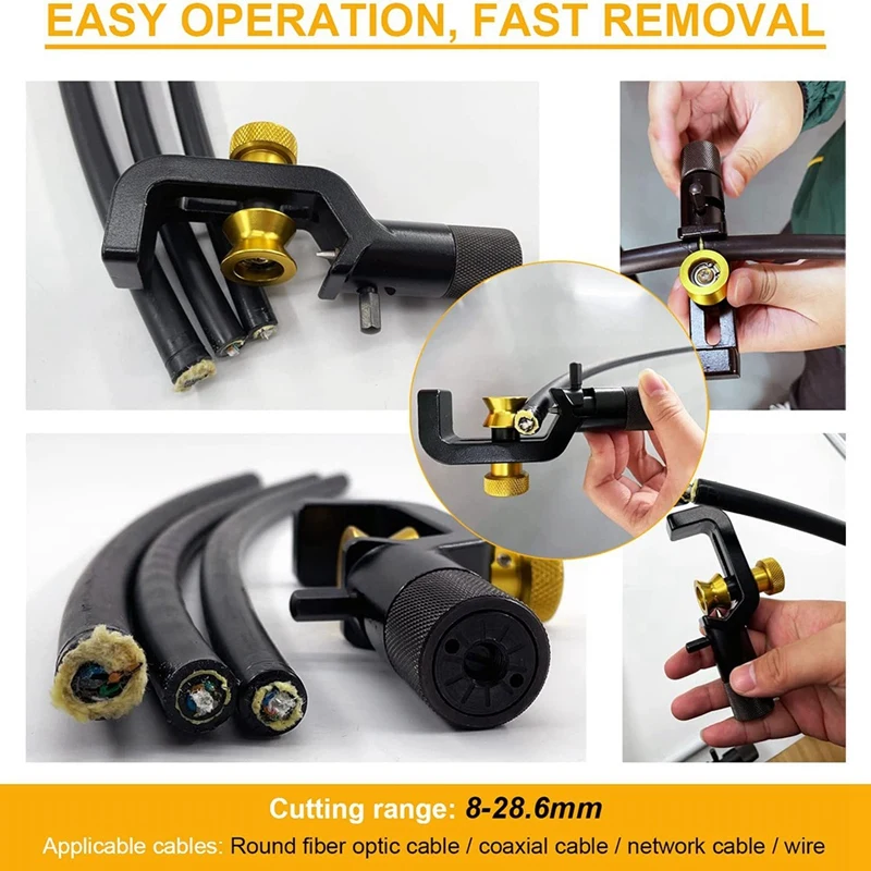 Бронированный инструмент для зачистки кабеля 8-28 мм Инструмент проводов