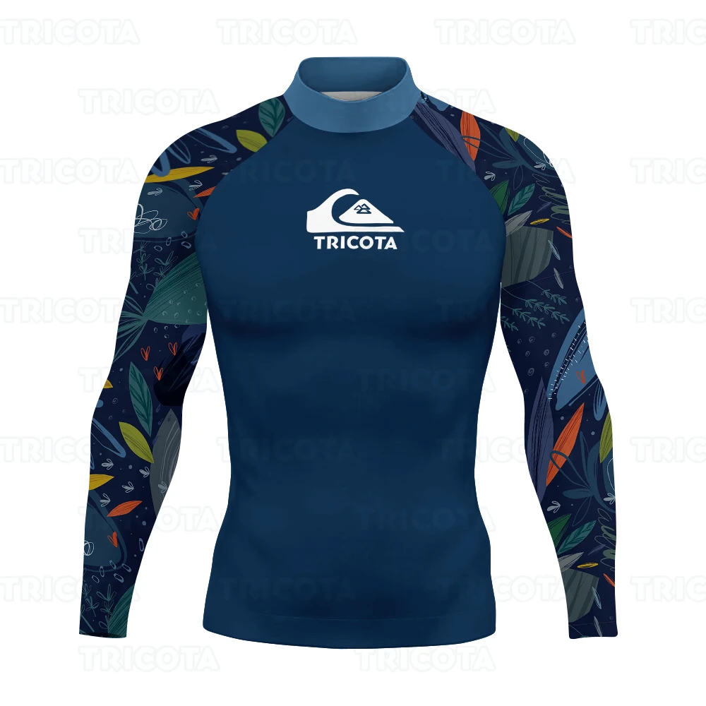 

Мужские плавательные футболки с защитой от УФ-лучей, одежда для плавания, пляжная одежда для водных видов спорта, женская одежда для серфинга с длинным рукавом