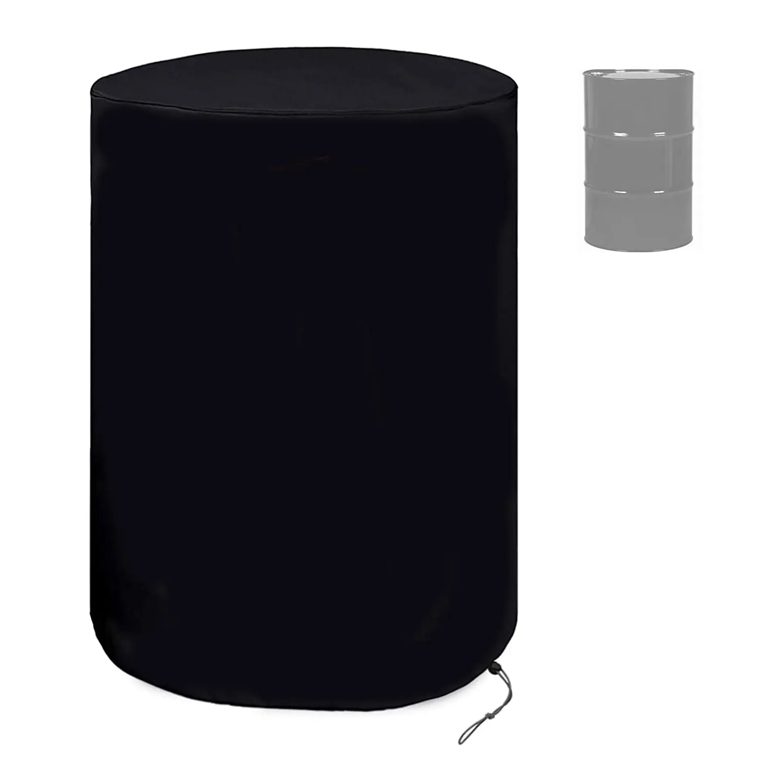 

55 Gallon Barrel Cover Waterproof Barrel Cover with an Adjustable Drawstring Straight Side Barrel Bag Cover for Barrel