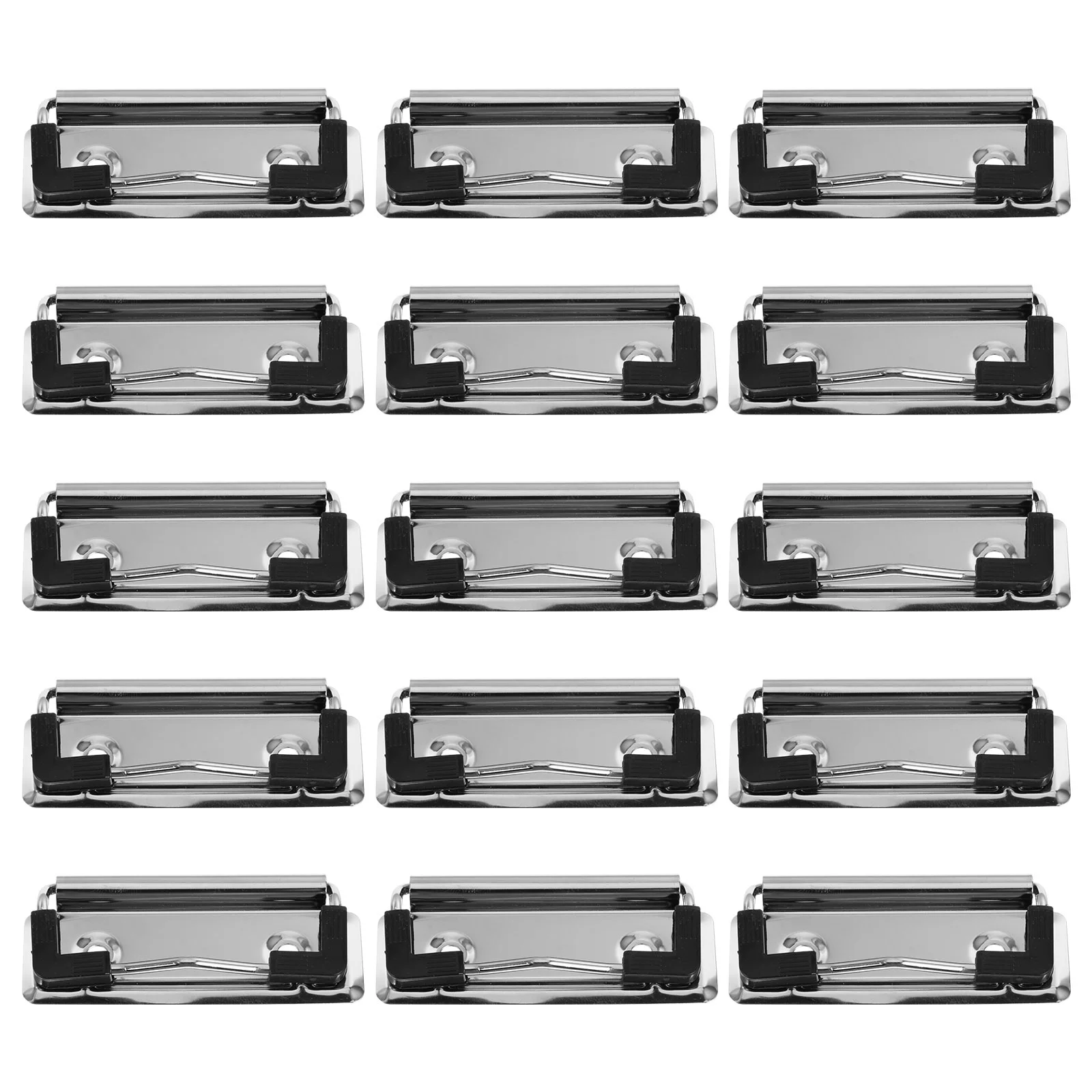 

15pcs Clipboard Clips Metal Hardboard Clips Hook Clipboard Clamps Hardboard Clip