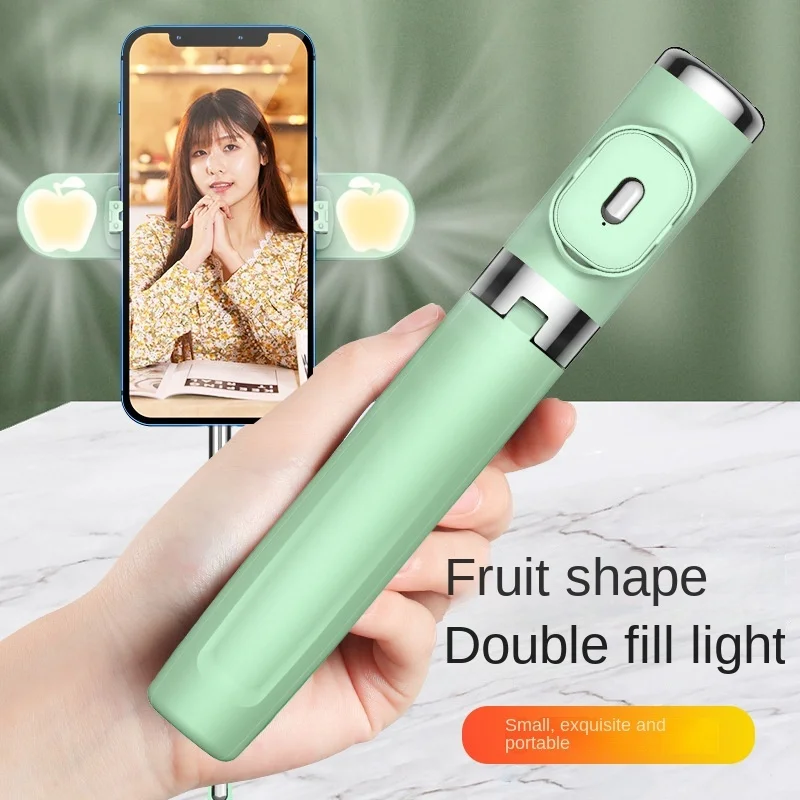 

New Fruit Bluetooth Selfie Stick Single Beauty Selfie Stick Personality Retractable Live Bracket M01S Wholesale