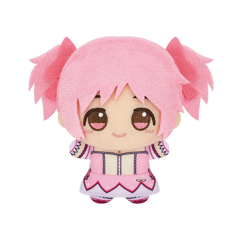 Фото Плюшевые брелоки Bandai Puella Magi Madoka Magica с персонажами из аниме, версия по мотивам фильма, коллекционные подвески для фанатов аниме, подарки, игрушки №3