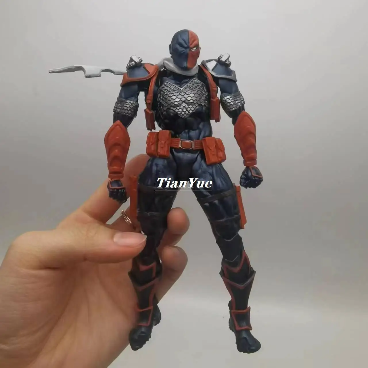 Anime Deathstroke Articulated Action Figure Model Decoration children's Xmas gift 17cm