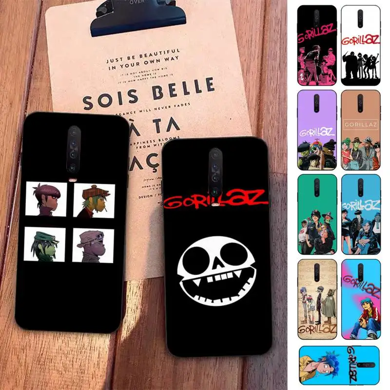 

LVTLV Gorillaz Phone Case for Redmi 5 6 7 8 9 A 5plus K20 4X S2 GO 6 K30 pro
