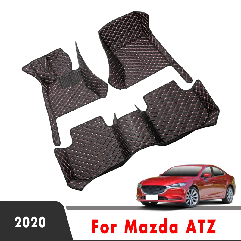 

Ковры для Mazda 2021 2020, автомобильные коврики, кожаные противогрязные детали, аксессуары для автомобильных интерьеров, водонепроницаемый защитный коврик
